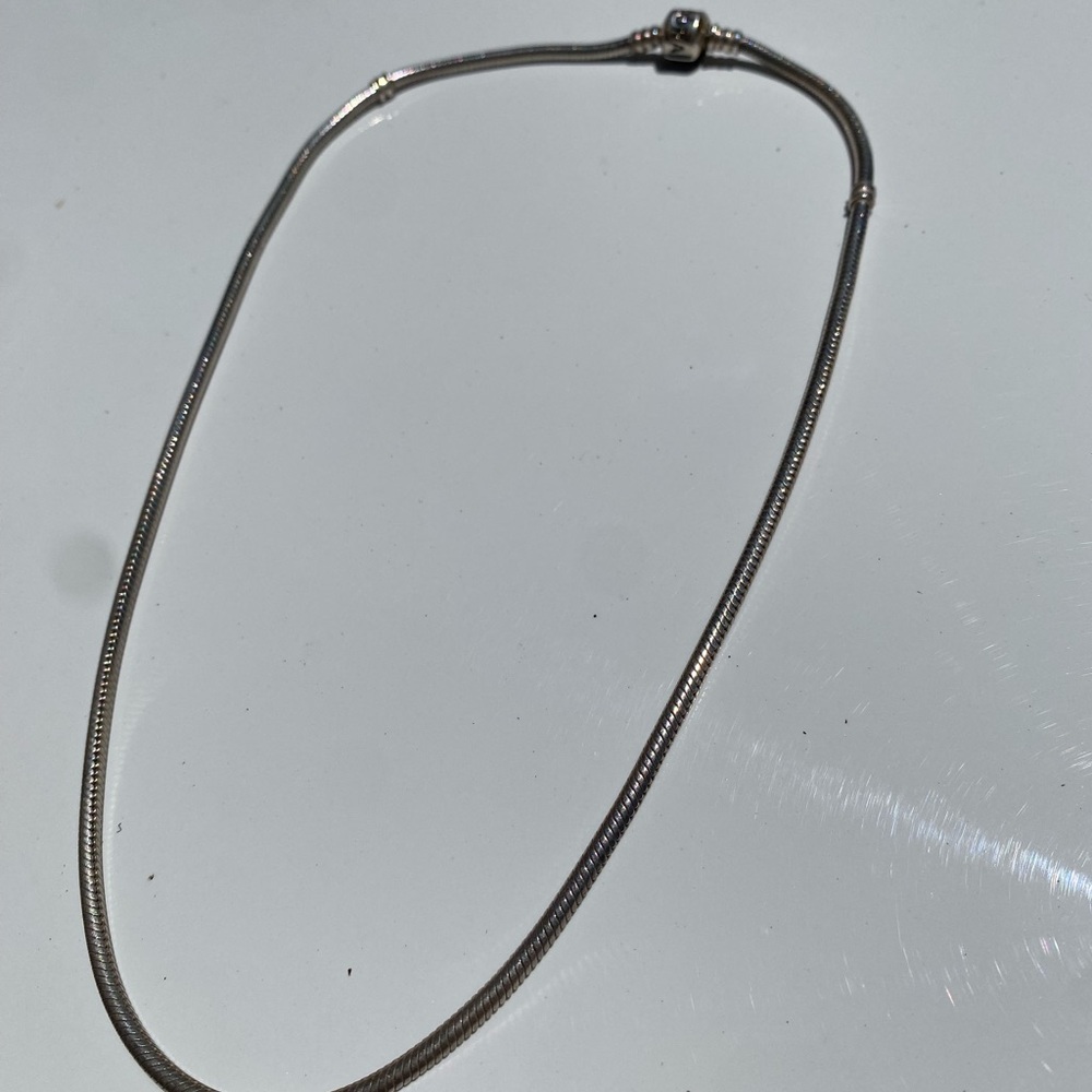 Pandora Moments Snake Silver Necklace